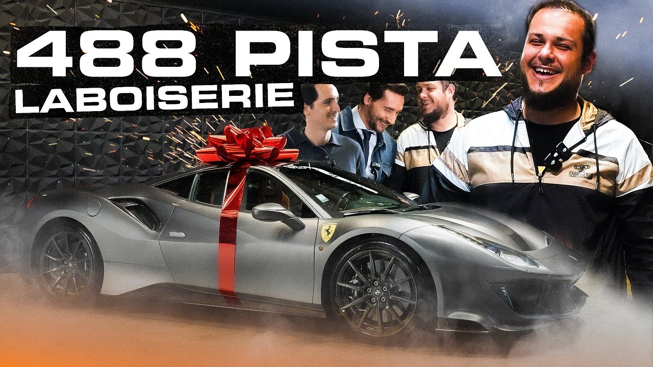 LaBoiserie Ferrari 488 Pista giveaway winner
